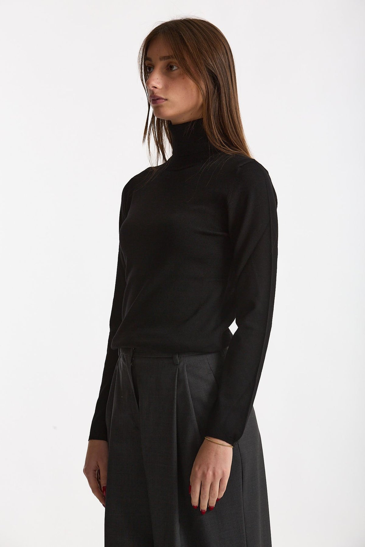 Dolcevita slim in flexwool nero women Zanone - 3