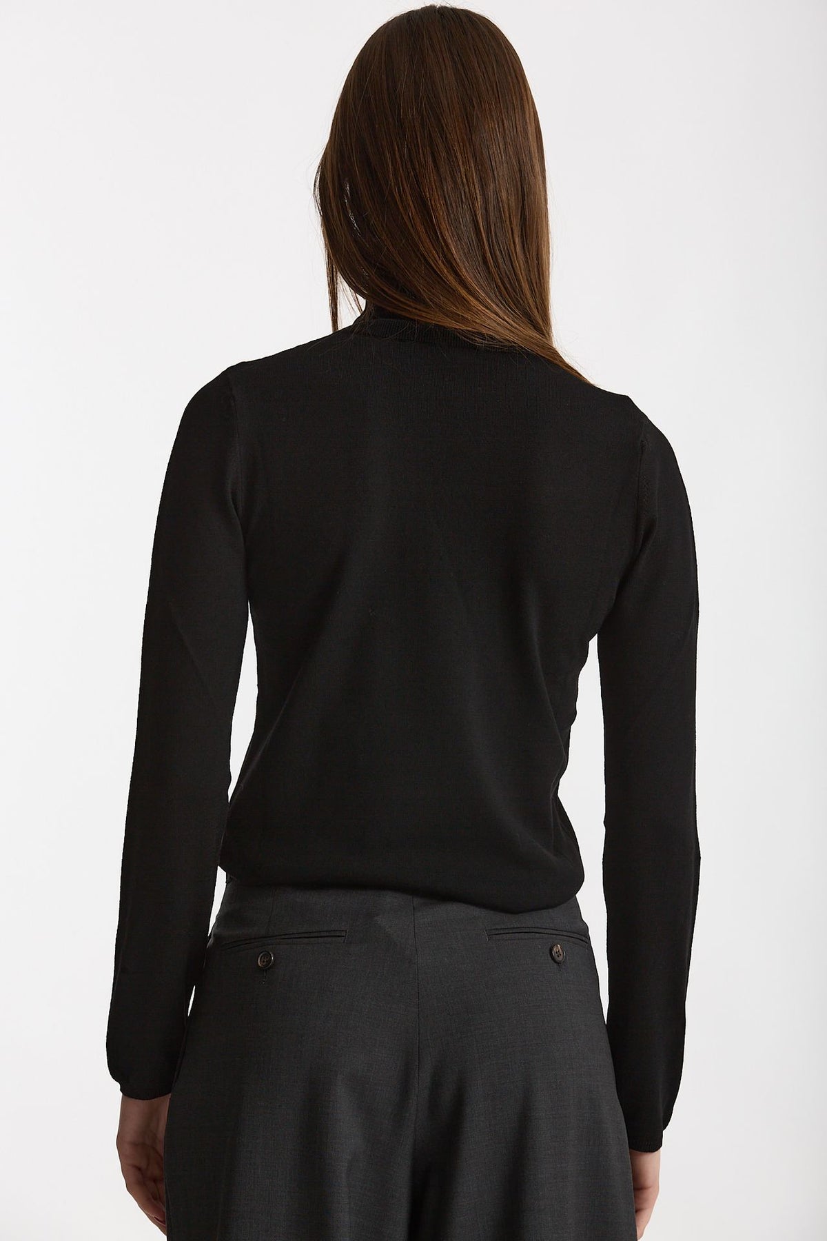 Dolcevita slim in flexwool nero women Zanone - 4