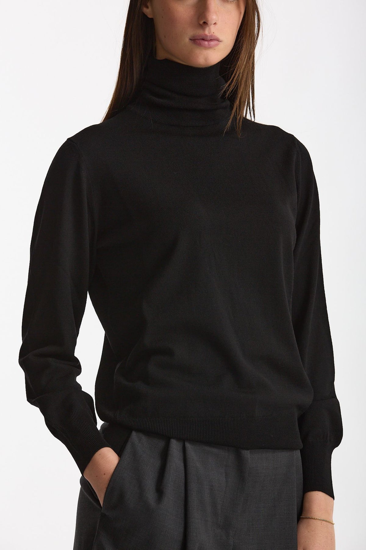 Dolcevita morbida in flexwool marrone women Zanone - 2