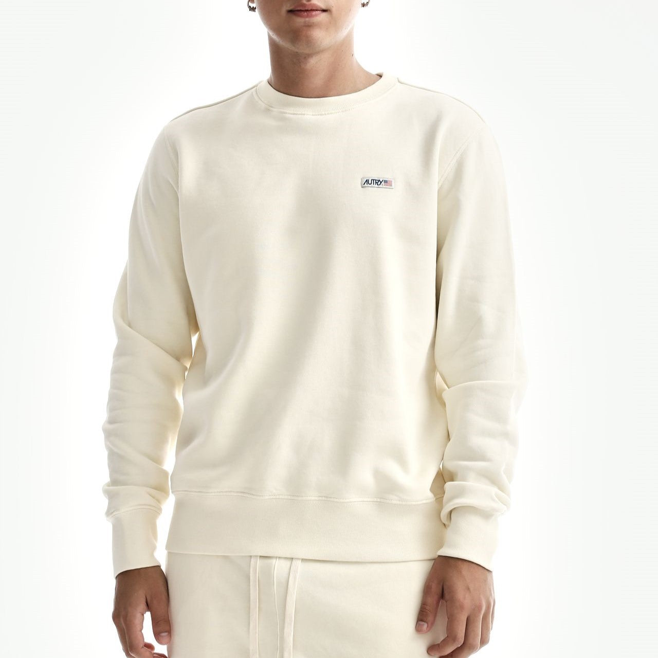 felpa in cotone panna men Autry - 7