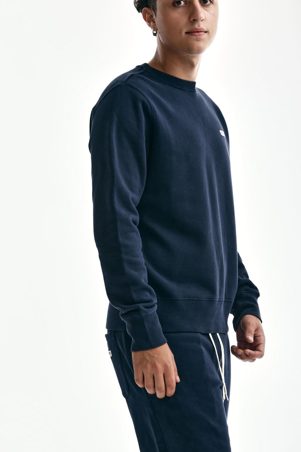 felpa in cotone blu men Autry