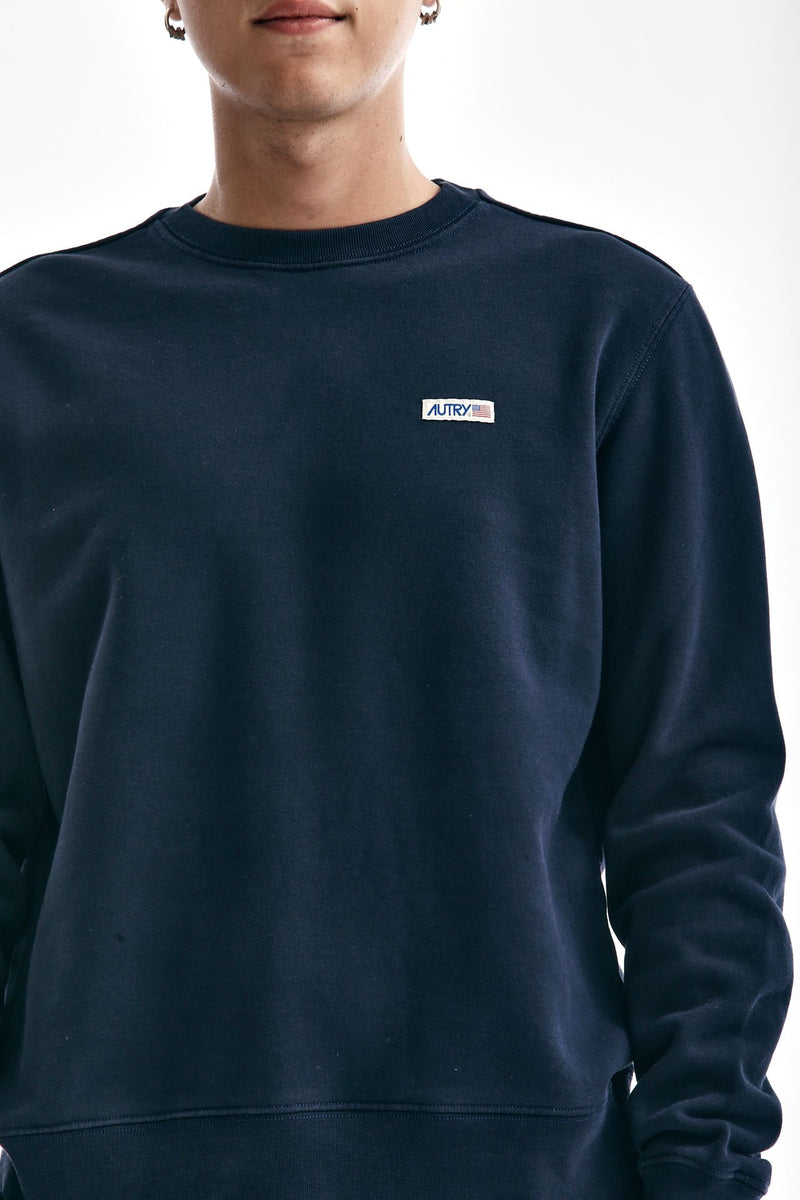 felpa in cotone blu men Autry - 5
