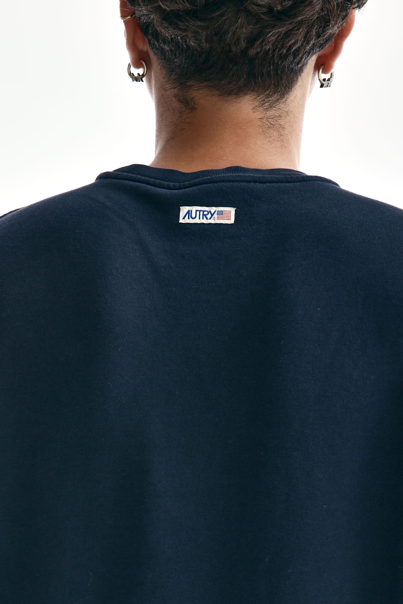 felpa in cotone blu men Autry - 6