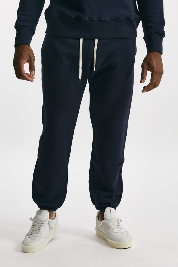 pantalone jogging in cotone blu men Autry
