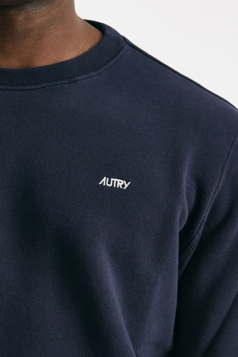 felpa in cotone blu men Autry - 5
