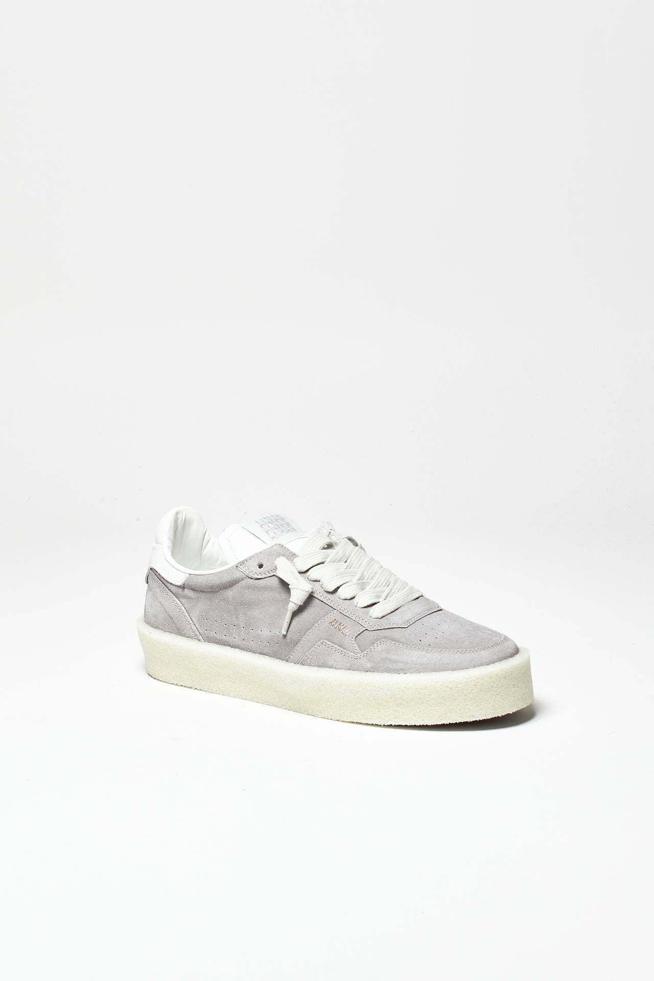 sneakers in pelle e suede grigio men Akman - 3