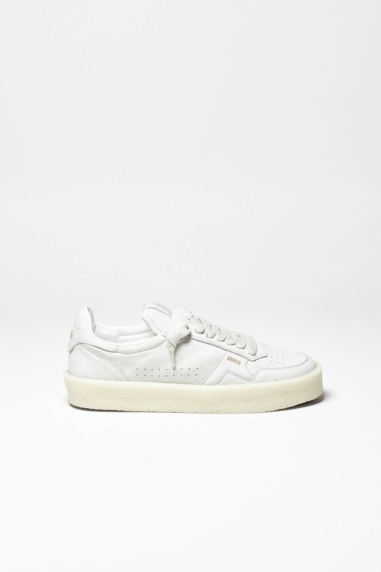 sneakers in nabuk bianco men Akman - 2