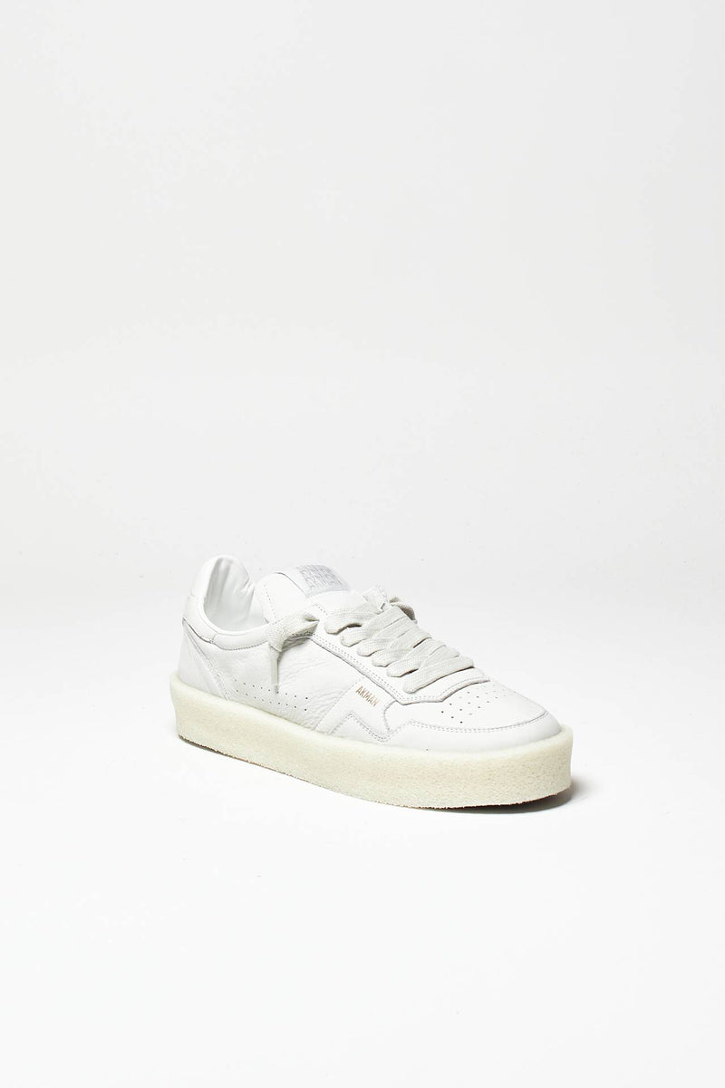 sneakers in nabuk bianco men Akman - 3