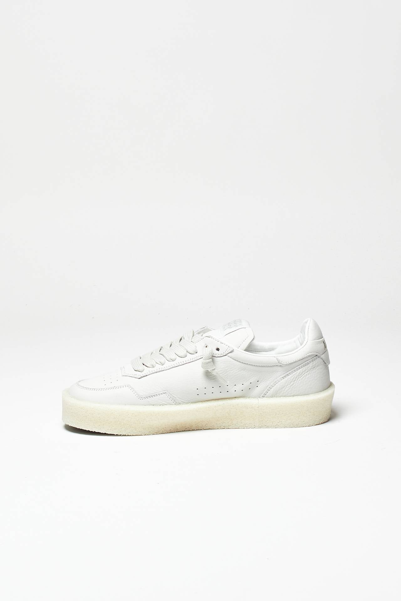 sneakers in nabuk bianco men Akman - 5