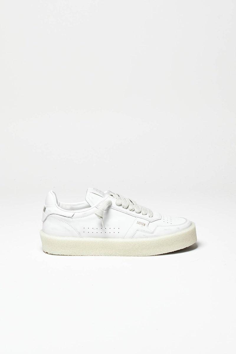 sneakers in pelle bianco men Akman - 2