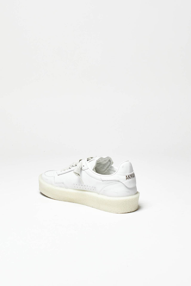 sneakers in pelle bianco men Akman - 4