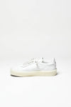 sneakers in pelle bianco men Akman - 5