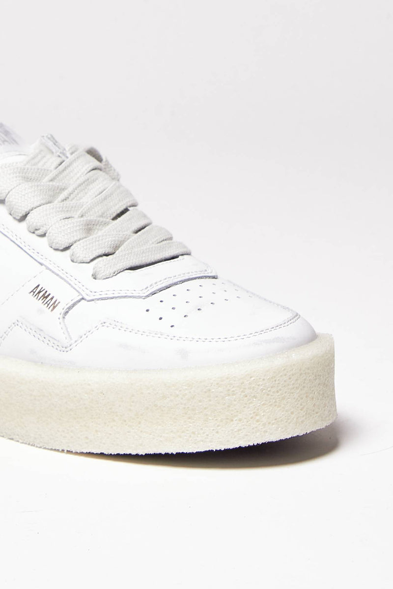 sneakers in pelle bianco men Akman - 1