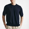 t-shirt in cotone blu men Atomo factory - 6