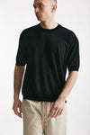 t-shirt in cotone nero destroyed men Atomo factory - 1