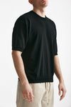 t-shirt in cotone nero destroyed men Atomo factory - 4
