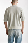 t-shirt in cotone lavato grigio perla men Atomo factory - 3