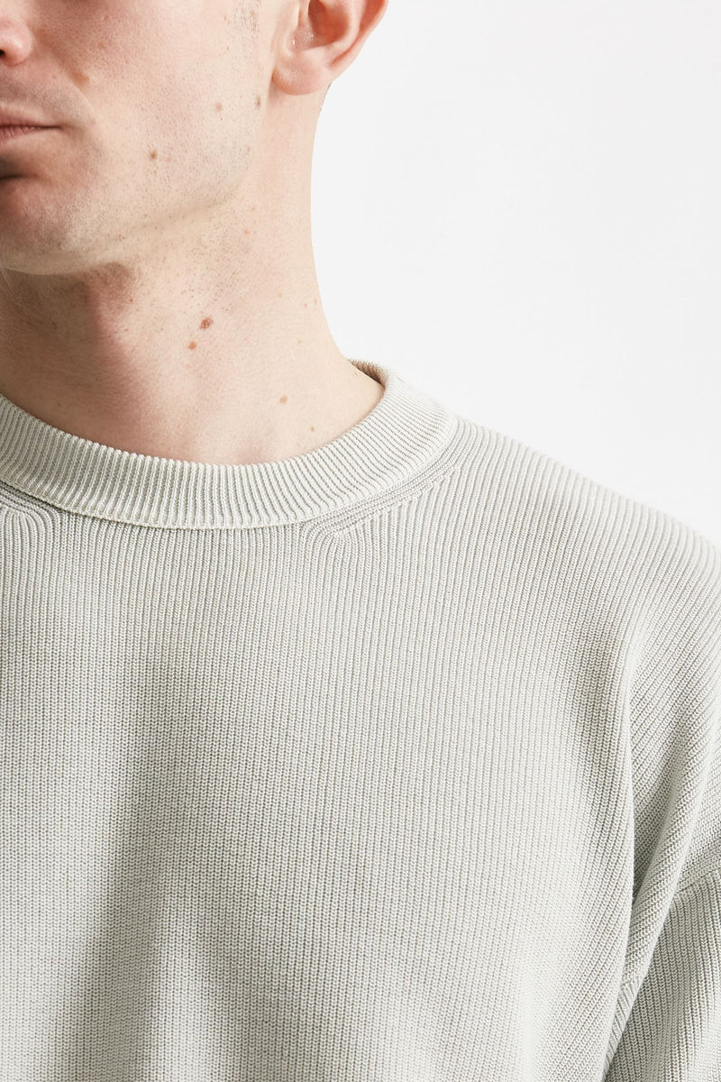 t-shirt in cotone lavato grigio perla men Atomo factory - 5