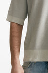 t-shirt in cotone lavato grigio perla men Atomo factory - 6