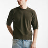 t-shirt in cotone lavato marrone men Atomo factory - 7