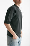 t-shirt in cotone lavato grigio antracite men Atomo factory - 4