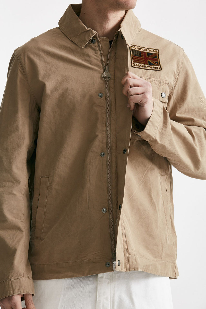giacca workers casuals in cotone beige men Barbour - 7