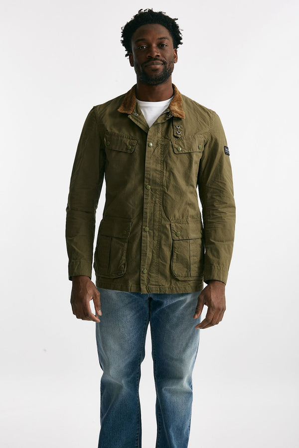 giacca summer wash duke verde militare men Barbour