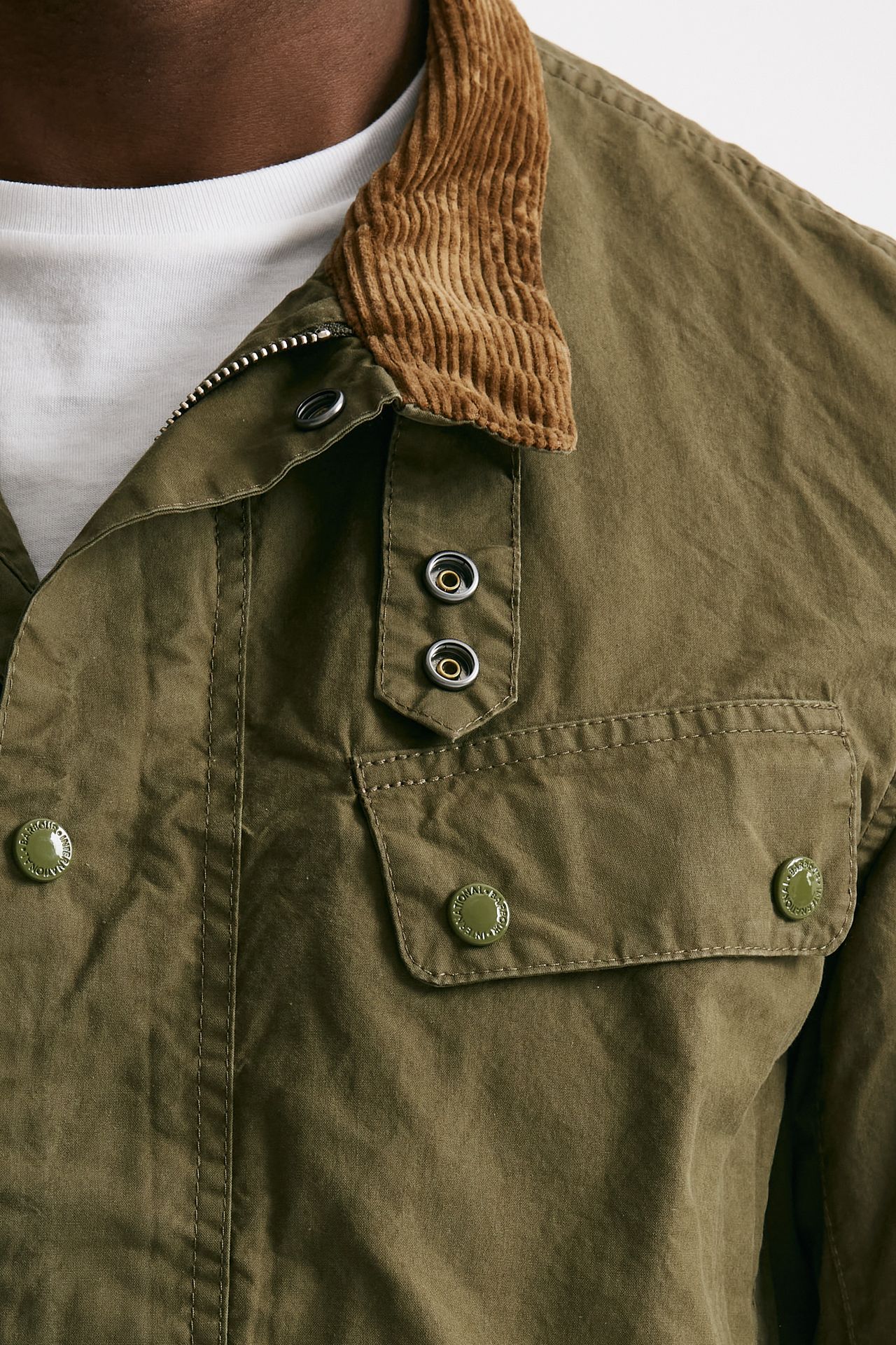 giacca summer wash duke verde militare men Barbour - 5