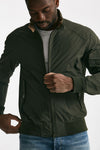 bomber harrington rectifier in cotone verde men Barbour - 5