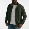 bomber harrington rectifier in cotone verde men Barbour - 11