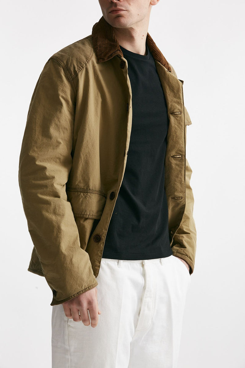 giacca workwear blazer wax beige men Barbour - 4