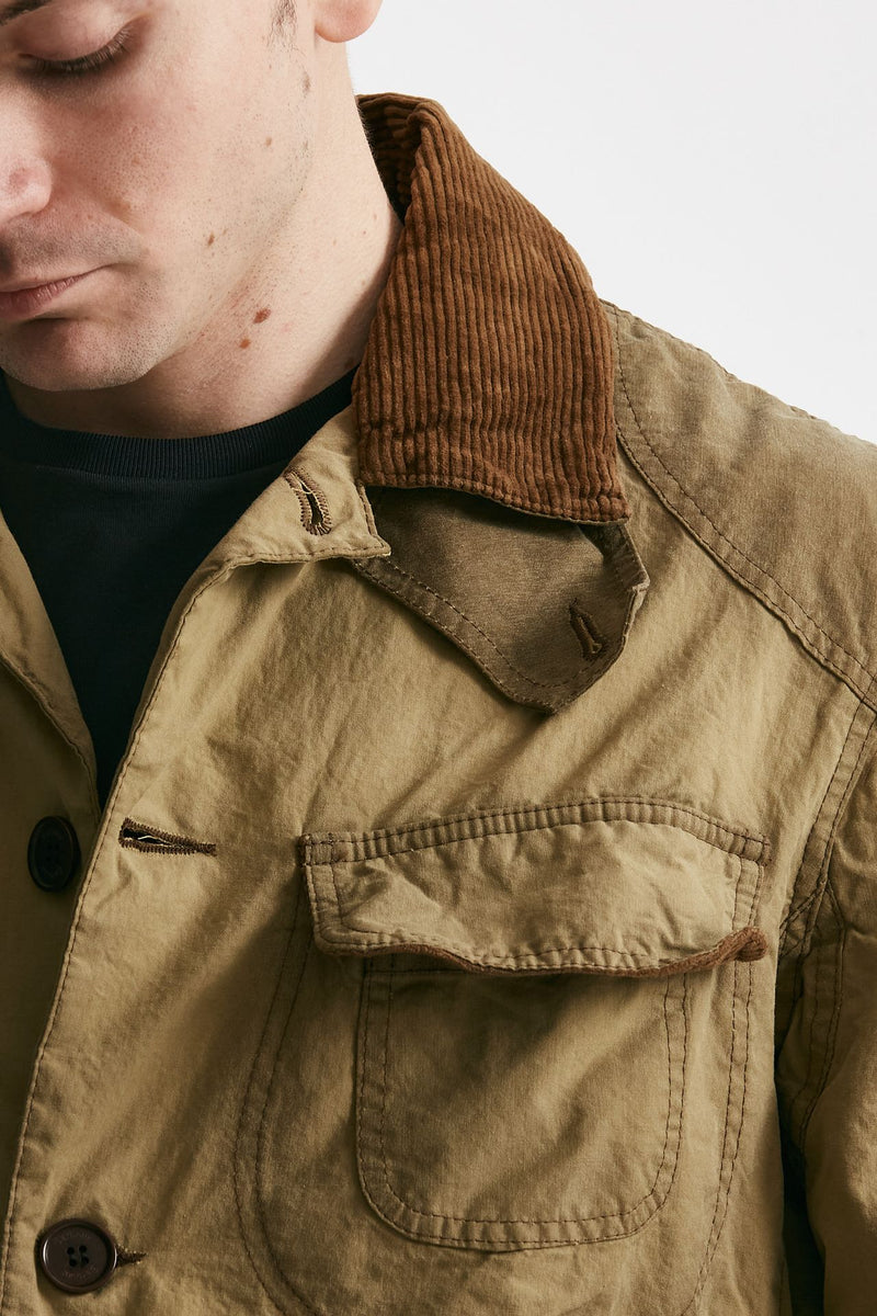 giacca workwear blazer wax beige men Barbour - 5