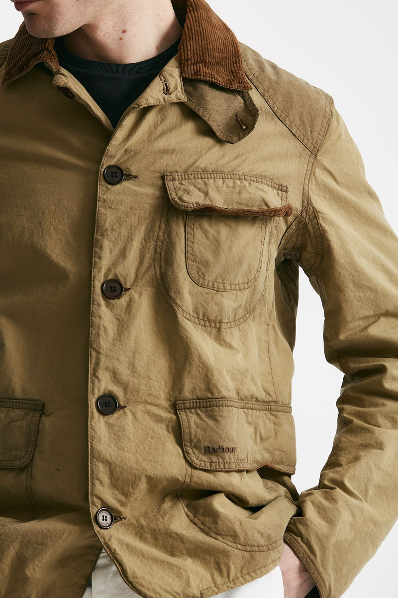 giacca workwear blazer wax beige men Barbour - 7