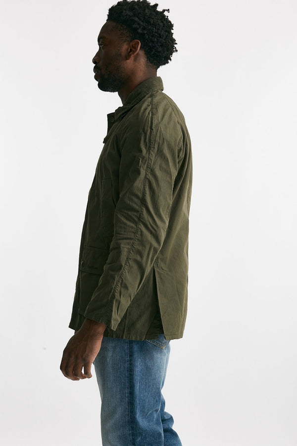 giacca ashby casual in cotone verde men Barbour