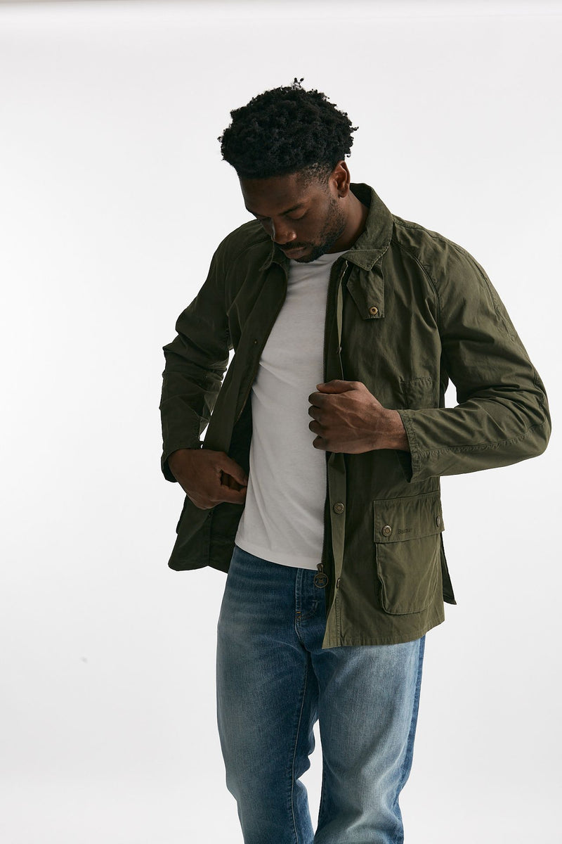giacca ashby casual in cotone verde men Barbour - 7