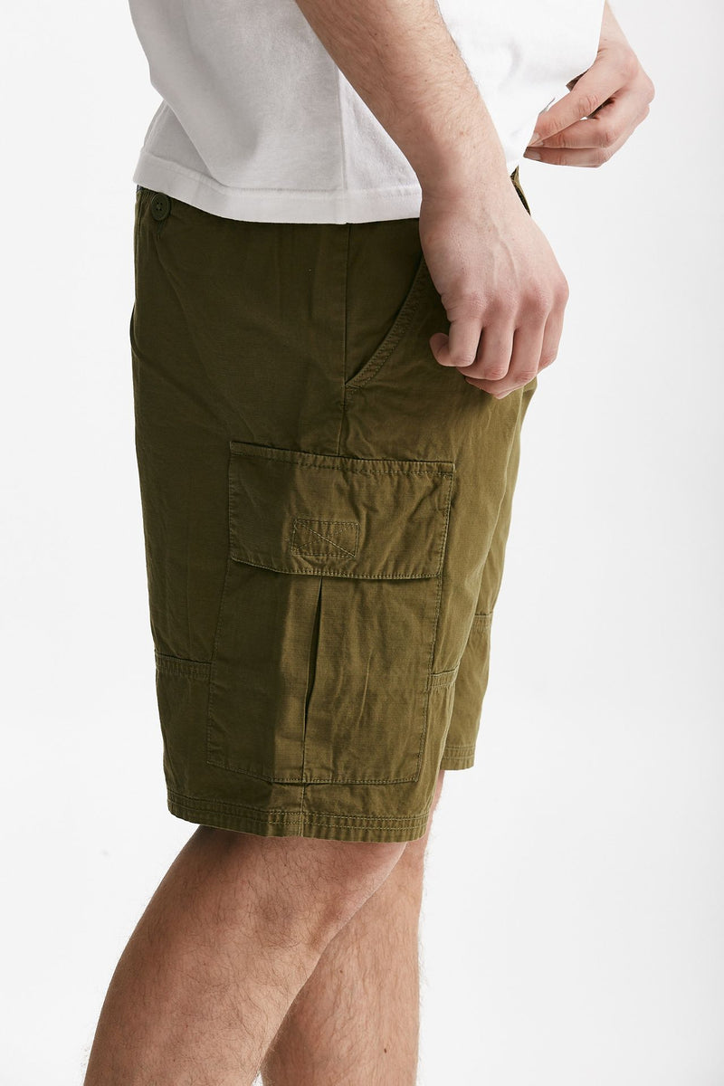 bermuda in cotone ripstop verde militare men Barbour - 5