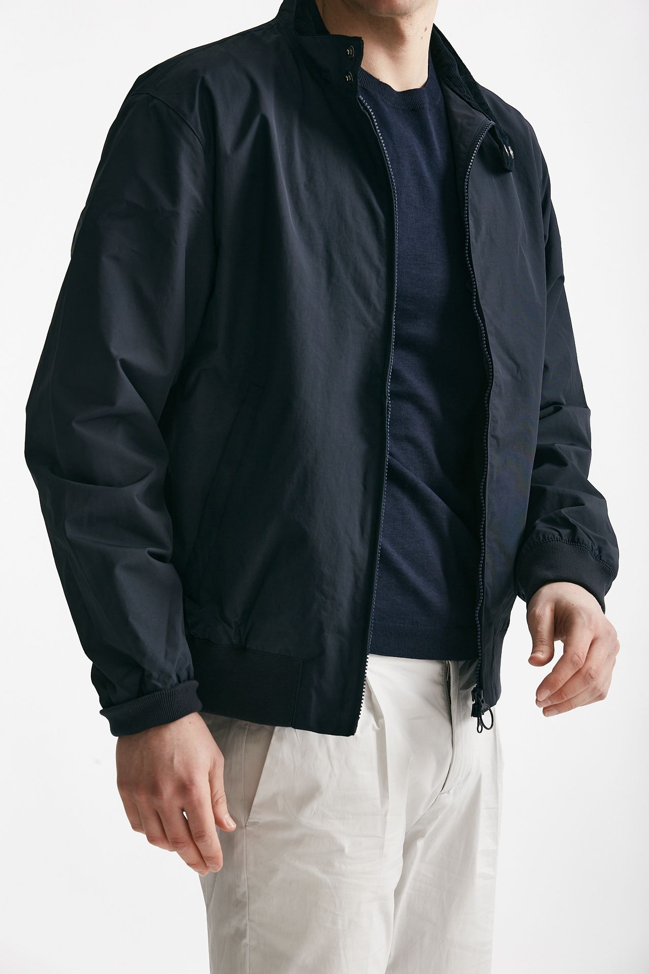 bomber royston jacket in nylon blu men Barbour - 4