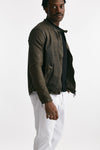 biker in pelle marrone men Giorgio brato - 4