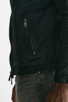 biker in pelle lavata nero men Giorgio brato - 7