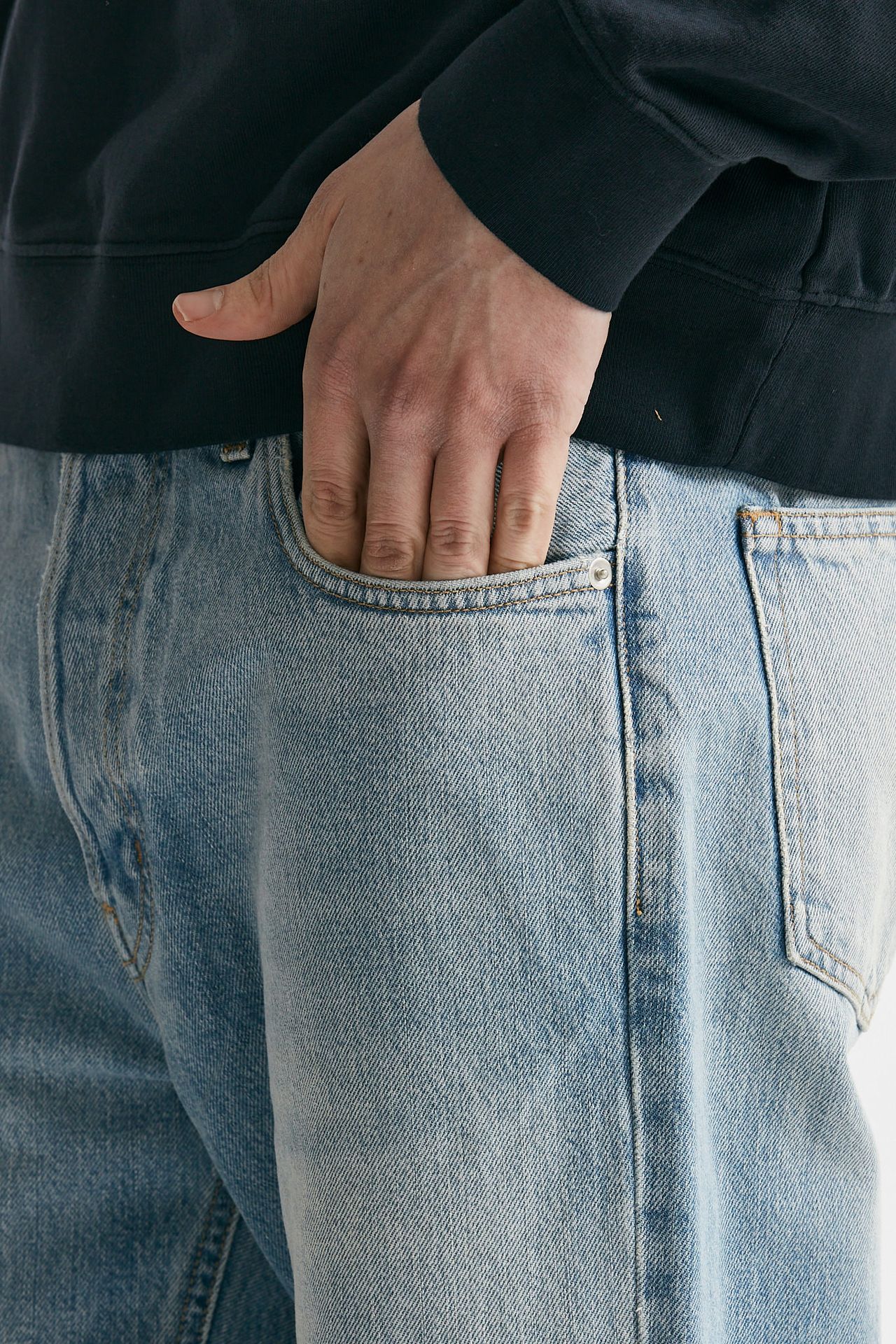 jeans in cotone fermo lavaggio chiaro men Covert - 5