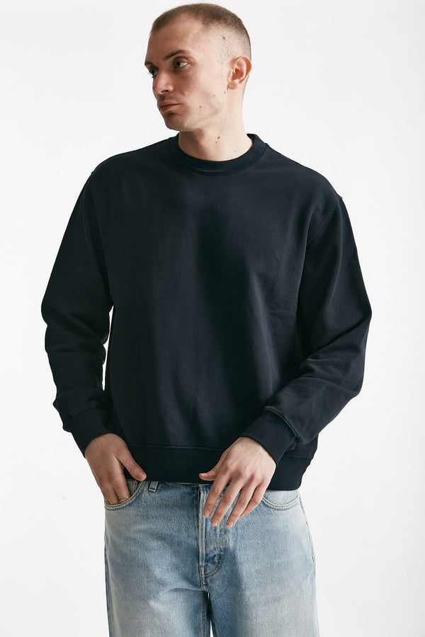 felpa in cotone blu men Covert