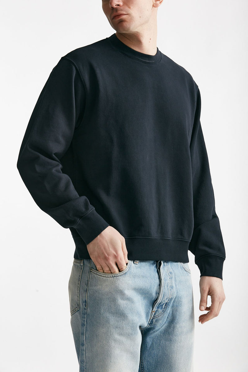 felpa in cotone blu men Covert - 4