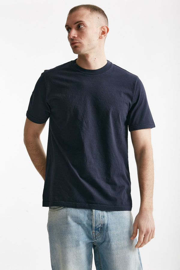 t-shirt in cotone blu men Covert
