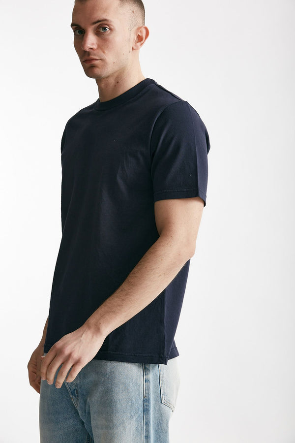 t-shirt in cotone blu men Covert