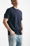 t-shirt in cotone blu men Covert - 5