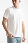 t-shirt in cotone bianco men Covert - 5