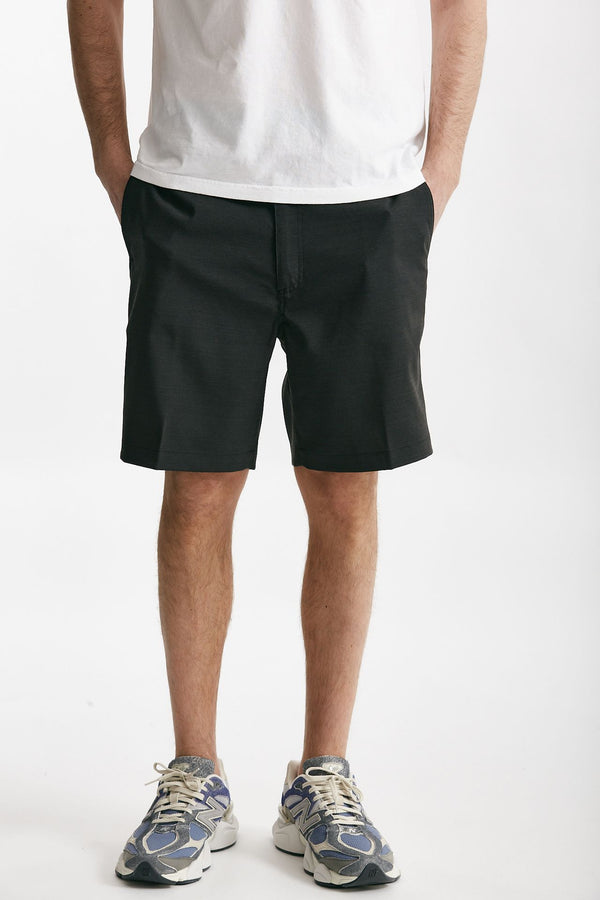 bermuda poliestere e lana stretch grigio antracite men Covert