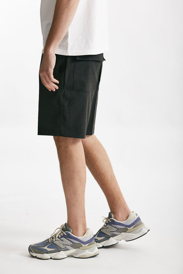 bermuda poliestere e lana stretch grigio antracite men Covert