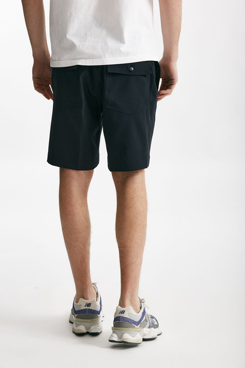 bermuda poliestere e lana stretch blu men Covert - 3