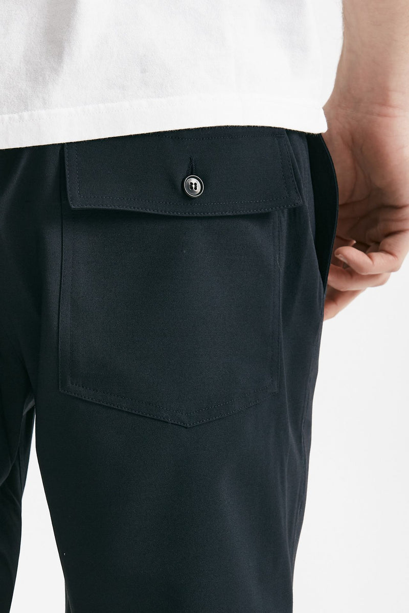 bermuda poliestere e lana stretch blu men Covert - 7